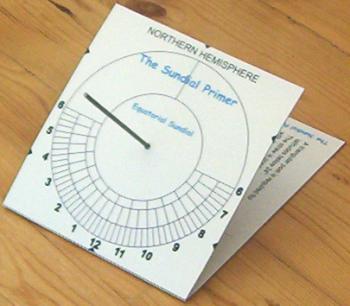 Equatorial Sundial Model